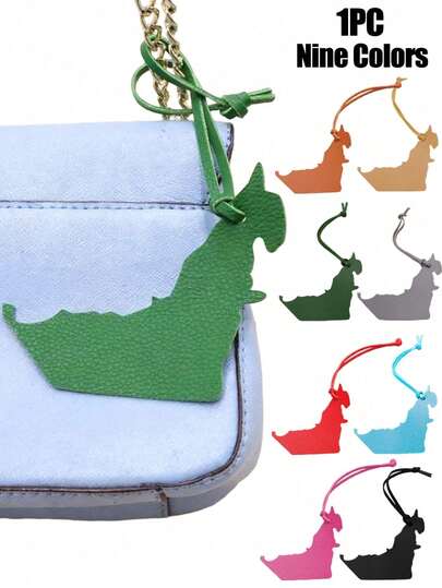 Bahrain Map Pattern Charm - Pu Bag Pendant With, Map Shape Decoration, World Map, Leather Luggage Pendant,For Handbags, Totes, Camera Cases Pendant,Middle Eastern Desert Decor Pendant,Car Key Chain, Bag Pendant Decorative Bag Creative Jewelry Accessories Birthday Decorations, Birthday Gift For Travelers & Arabic Culture Lovers