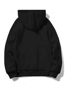 Clairo Dog Hoodie_ Funny Pup With Headphones Cozy Unisex Sweatshirt - 黑色 - 查看 5