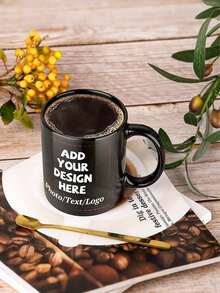 Personalizowany ceramiczny kubek do kawy o pojemności 11 uncji, personalizowany Twoimi zdjęciami, tekstem i logotypami, świąteczny kubek pamiątkowy, wysokiej jakości kubek wielokrotnego użytku, idealny do biura, domu, na Dzień Ojca, prezent na Walentynki, na urodziny, zaręczyny, śluby, ukończenia szkół (jedno-/dwustronny), najlepszy na Boże Narodzenie - Wielobarwność - Zobacz 8