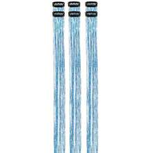 Extensiones de cabello de 24 pulgadas con clip, resistentes al calor, accesorios de cabello de hada brillante, adecuados para mujeres, niñas, niños, aplicables para Halloween - Azul cielo - Ver 6