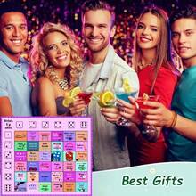 Adult Drinking Game, Girls' Night Drinking Board Game, Large Waterproof Board Game Paper, Fun Party Interactive Drinking Game, Suitable For Girls' Night And Bachelor Parties, 21 Years Old And Above, 2-6 Players - Multicolor - View 4