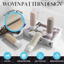 4pcs Silicone Leak-Proof Refillable Bottles, Smooth Squeeze No Residue, Compact Portable, Airtight Seal Keeps Fresh, Stylish & Practical Travel Makeup Organizer - Multicolor - View 2