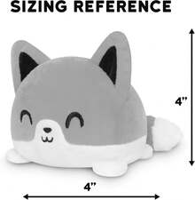 Reversible Plushie - Orange - Cute Sensory Fidget Stuffed Animals That Show Your MoodToy Party Gifts - 紮染 - 查看 6