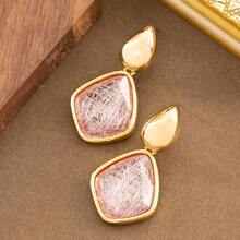 European And American Fashion Irregular Geometric Earrings Jewelry Valentine's Day Gift Personalized  Women Blue Earrings Ear Jewelry - BB - View 8