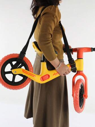 Children Balance Bike/Scooter Shoulder Strap, Kids Bicycle/Stroller Shoulder Strap, Portable One Shoulder Strap Accessory