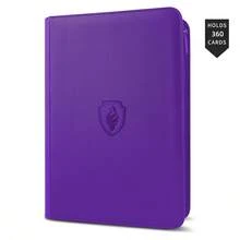 Premium Zip Card Binder, 9 Pocket Trading Card Binder, PU Cover Zipper Card Collection Album, Sturdy 360 Side-Loading Card Folder Holder For MTG, TCG, Game Cards, Sports Cards - Multicolor - View 14