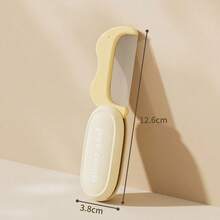 宠物美容梳双头人体工学手柄猫狗毛发梳理按摩梳带收纳盒，居家旅行两用