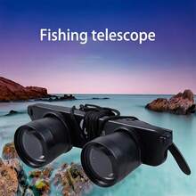 3X28 紧凑型双筒望远镜，适用于钓鱼、观鸟和户外探险 - 耐用ABS材质，黑色