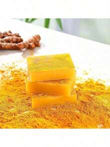 Turmeric And Vitamin C Salicylic Acid Cleansing Whitening Soap, Deep Cleanses Skin, Brightens Complexion, Smoothens Skin, Leaves Skin Hydrated And Radiant, Bids Farewell To Dull And Dirty Skin, Resists Roughness.