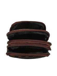 新款男士时尚单肩斜挎包，男女通用，多功能通勤休闲包 - 彩色 - 查看 2