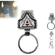 Decoraciones Del Llavero Del Soporte De Llave Occidental Para Cinturón Metal Metal Clip Clip Llavero Para Hombres Viajes Negocios Esencial Cinturón - U - Ver 3