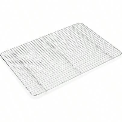 10.25 Inch X 14 Inch Chrome Cooling Rack 12 X 17 X 1 Inches Metallic