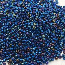 600颗/套，5克，25种颜色，2毫米透明彩色玻璃珠，适用于DIY耳环、手链、项链、服装刺绣、珠宝制作配件 - 2mm透彩上彩米珠 - 查看 24