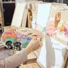 , 2 Pack Stainless Steel Oil Painting Double Palette Cup With Screw Lid Dipper Clip For Watercolor Gouache,Stainless Steel - Stainless Steel - 查看 6