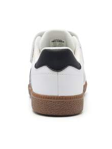 mini bala Kids Retro Colorblock Sneakers Boys Girls Low-Top Outdoor Casual Shoes - White Grey Tone - View 5
