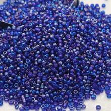 600颗/套，5克，25种颜色，2毫米透明彩色玻璃珠，适用于DIY耳环、手链、项链、服装刺绣、珠宝制作配件 - 2mm透彩上彩米珠 - 查看 30