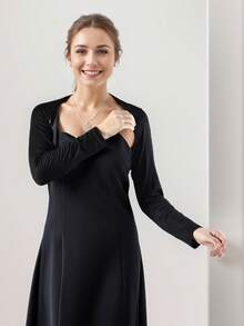 1pc Women's Collared Sleeves Covers Set, Versatile Sun Protection Sleeve Cuffs To Wear Out