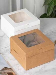 15pcs/10pcs/5pcs Rectangular White Kraft Paper Boxes, 3.94*3.94*2.56in, Handmade Soap Packaging Boxes, Folding Small Jewelry Gift Boxes, Party Favor Boxes - Multicolor - View 9