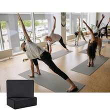 1块EVA泡沫垫，表面柔软防滑，有助于保持稳定、平衡，并加深拉伸——是瑜伽、普拉提和冥想的理想辅助工具（单独出售）。健身房。Glow Mode 女士。运动（22*15*7.5厘米） - 彩色 - 查看 2