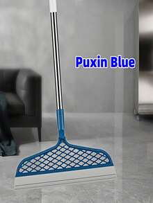 Multi-Functional Vertical Broom And Dustpan Three Pieces Set, Rotatable Non-Stick Hair Scraper Water Scraper Broom Dustpan Combination Set, Flexible Cleaning Combination, Suitable For Home Use - Suitable For Living Room, Bedroom, Bathroom, Kitchen, Courtyard And Other ScenesCan Be Used For Home Decoration, Car Decoration, Office Desk Decoration, Dining Table Decoration, Teacher's Day Gift, Birthday Gift - Multicolor - View 14