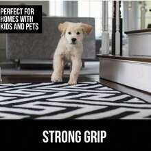 Ivory Non-Slip Carpet Pad, Thick Non-Slip Carpet Backing, Trimmable Non-Slip Carpet Mat Suitable For Hardwood Floors, Entryways, Kitchens, Bathrooms, Bedrooms, Living Rooms And Offices