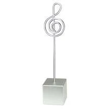 Fotohalter - Fotohalter Clip - Fotohalter mit Clip - Für Gastgeschenke, Hochzeit, Geburt, Taufe, Geburtstag, Weihnachten, Kommunion - Silber - 10 Stück