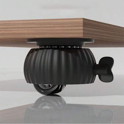 Ruedas giratorias adhesivas con freno, ruedas silenciosas, adecuadas para muebles, computadoras, macetas, mesas de café pequeñas, sin necesidad de perforar