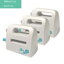 Mini Version (Approximately 16.5*7.8 Cm) Die-Cutting Machine, Manual Embossing Machine For Scrapbooking Beginners (Blue)