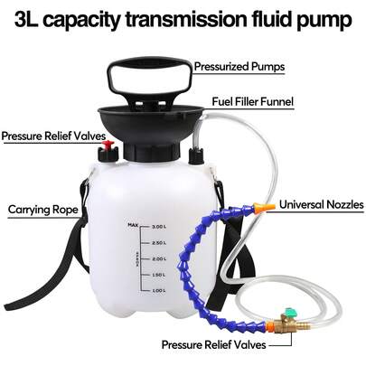 3L Manual Transmission Fluid Pump Gearbox Oil Filling Filler Tool ATF Adapter