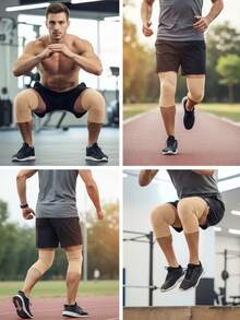 1 Pair Thickened Arthritis Knee Sleeve, Anti-Slip Moxibustion Self-Heating Knee Protector, Knee Pad - Multicolor - View 10