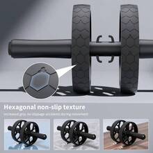 - Rueda de rodillo Ab con resistencia ajustable, abdominales de rebote automtico y equipo de entrenamiento de ncleo para principiantes, todos los niveles y despus del agotamiento - negro - - Ver 6