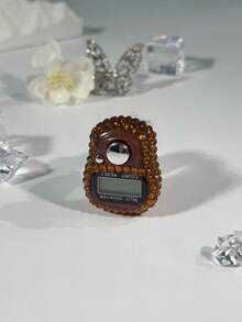 عداد خاتم مدمج بالراين ستون بسيط، بطاقات عداد خواتم صغيرة متعددة الألوان، عداد تسبيح إلكتروني، عداد رمضان، عداد أشخاص، عداد محمول متعدد الاستخدامات مدمج 0-99999، عداد صلاة عربي للشرق الأوسط - متعدد الألوان - مشاهدة 18