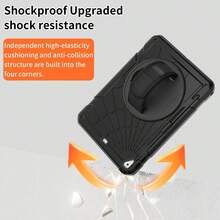 1pc Stock Case Compatible With IPad 10th/ 9th/ 8th/ 7th/ 6th/ 5th/4th Generation 10.9/11''/ 9.7'', Compatible With IPad 11(A16 2025) Compatible With IPad (A16) 11 Inch 11th Generation 2025 Galaxy Tab A8 10.5 Inch 2022 Compatible With IPad Pro/Air6/Air7 11 2018/2020/2021/2022/2024/2025 Compatible With IPad Mini 6 8.3 Inch Compatible With IPad Mini 7 A17 Pro 8.3'' 2024Case With Pencil Holder - Black + Sky Blue - View 6