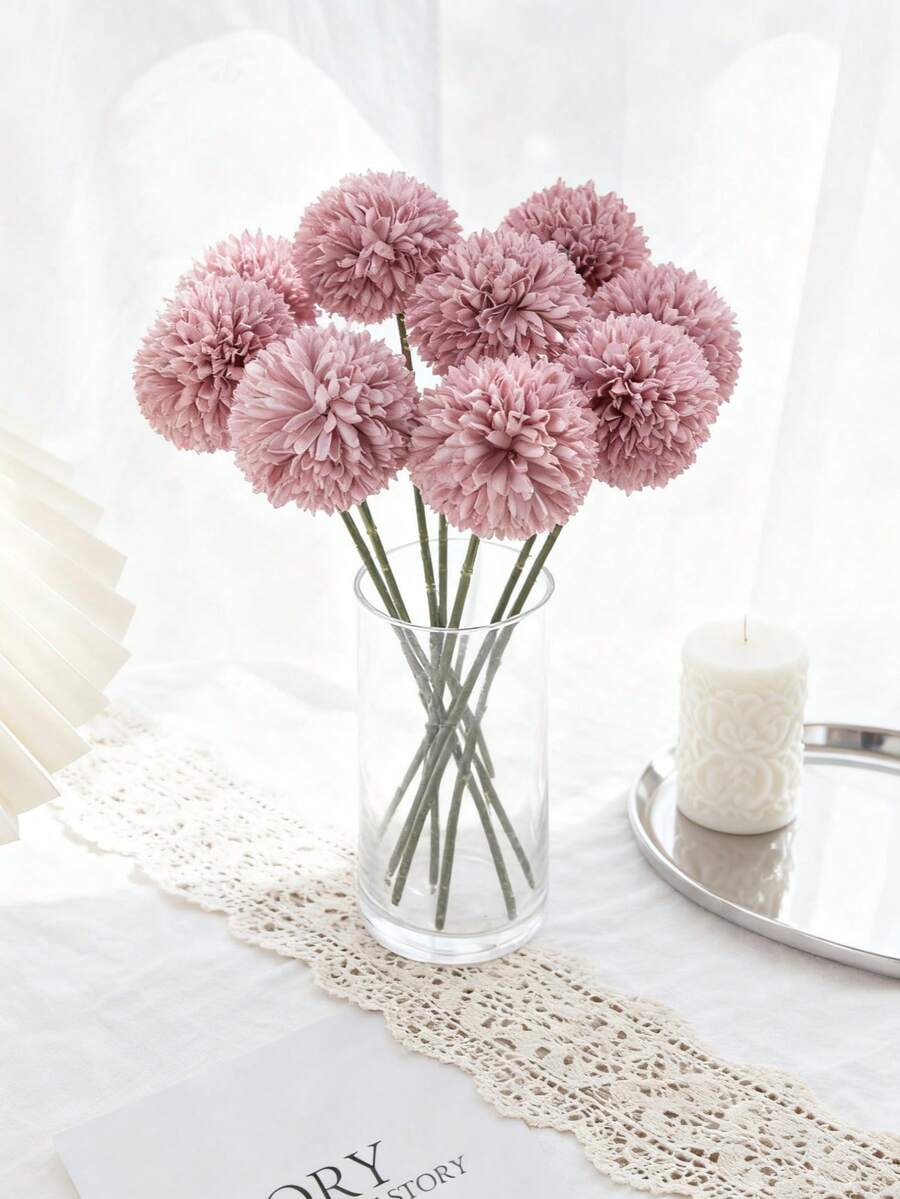 1/5/12/16 pezzi Fiori di crisantemo artificiali in seta romantici, profumo, decorazione per la casa, adatti per decorazione primaverile, camera da letto, hotel, evento festa, regalo di Capodanno, profumo di rose portatile, adatti per decorazione casa/camera da letto/soggiorno/decorazione da tavolo/profumo da sposa/giardino all'aperto, decorazione stanza, forniture cucina, forniture bagno, regalo per donne, regalo per uomini, decorazione casa, regalo di San Valentino - Rosa-viola 1 - Visualizzare 1