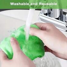 Car Front Windshield Cleaning Brush, Car Interior, Home Dust Removal, Dehumidification, Window Scratching, Towel Sponge And Scratch-Free Cleaning Tool Set - Màu xanh lam - Xem 7