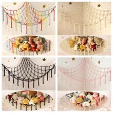 1pc Handmade Boho Macrame Woven Animal Swing Or Hammock, Macrame Doll Hammock, Plush Doll Storage Hammock, Hammock Net, Boho Nursery Organizer For Playroombedroom,Organizer,Organiser,Home Storage,White T Shirt Women,Black Pants Women,Ladies Winter Clothes,Dress,Winter Clothes For Ladies,Elegant Woman Dresses,White Shirt For Ladies,Long Sleeve,White Jumpsuit For Women,Spring Dresses For Women,Spring Outfits For Women,Spring,Spring Clothes,Minimalist,Summer Tops - Multicolor - View 3