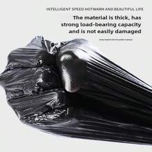 55-60 Gallon Black Heavy Duty Trash Bags, 51" X 55",  For Construction, Industrial, Outdoor, And Commercial Use(5PCS) - 黑色 - 查看 7