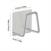 1/2 buah Tempat Spons untuk Wastafel Dapur, Tempat Spons Perekat, Rak Wastafel, Pemasangan di Dinding/Permukaan, Desain Drainase, Penyimpanan Rapi, Baja Tahan Karat, Tahan Karat, Tahan Air, Cepat Kering - MultiWarna - View 12