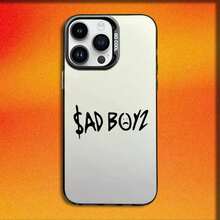 Funda para teléfono Singer J-Junior H Sad Boyz para 17,16,15,14,13,12,11,Pro,E,MAX, cubierta mate negra a prueba de golpes - z8 - Ver 8