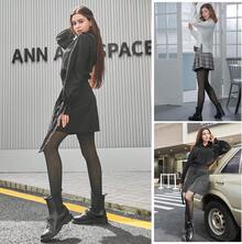UISLII Fleece Lined Tights Women, Warm Pantyhose Leggings Women,Translucent Thermal Skin Colored Tights Winter - 仿透明膚色裸色褲襪/踩腳襪 - 查看 7