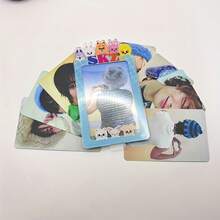 8pcs/Set Kpop Photo Cards - Double-Sided Matte Photocards With Group/Member Images, 3.35x2.13 Inches Collectible Trading Cards, Suitable For K-Pop Fans, Offline Fanmeetings And Gifts - Multicolor - View 2