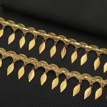 4cm Wide Tassel Fringe Dance Tassels Pendants Lace Diy Trim For Sewing Fringes Chwosty Embroidery Accessory Tassles Bead Fringes Sewing Fringe Tassels Sewing Accessories Fringe Trim Sewing Accessories - Multicolor - View 1