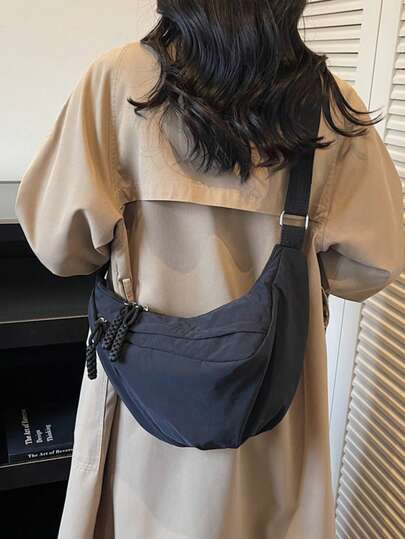 Fashionable Shoulder Handbag, Vintage Crossbody Bag For Commuting