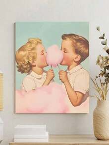 Marshmallow DIY Digital Painting: Ignite Creative Life, Depict A Colorful World. DIY Digital Painting, Start Your Art Journey. It Is The Perfect Blend Of Creativity And Fun, An Excellent Choice For Interaction, Couples Sharing, And Personal Relaxation. High-Quality Canvas, Fine Texture, Carrying Your Artistic Dreams. Paints, Vibrant And Long-Lasting Colors, And Odorless, And Reliable. - Baby Pink - View 4