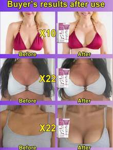 Fast Breast Growth Enlargement Cream Chest Lift Firm Enhancer Care Oil Butt Breast Plump Growth Massage Boobs Bigger Body Care - 1 cái - Xem 4