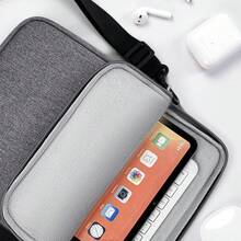 1pc Flat Organizer Bag, Shoulder Messenger Bag, Handbag For 11-Inch Tablet, Laptop, Suitable For Daily Carrying Of Tablets And Small Laptops Laptop Case Laptop Sleeve Laptop Cover Computer Bag Carrying Hand Bag Laptop Bag Water Resistant Travel Essentials - Multicolor - View 7