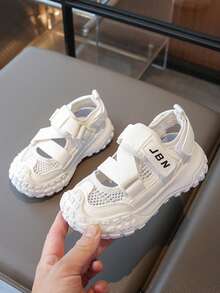 2026 Summer New Boys Sandals, Girls Mesh Sandals, Soft Bottom Boys Sports Sandals, Brand Children Shoes - Beige - View 2