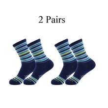 2 Pairs Unisex Outdoor Cycling, Hiking, Basketball, Football Socks, Moisture-Wicking, Breathable, Non-Slip - Multicolor - View 8