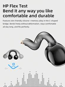 HP Clip-On Open-Back Wireless Earbuds Offer Superior Sound Quality, Support 5.4V Automatic Pairing, Boast Up To 30 Hours Of Battery Life, Are Lightweight And Portable, And Are IPX4 Waterproof. - H10M - 查看 8