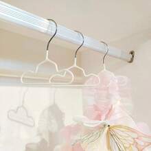 10pcs/Pack Space-Saving Metal Pet Hangers Multipack For Closet And Wall Organization, Lightweight Design, Easy-To-Use Hooks For Small To Large Pets' Leashes, Harnesses, Coats And Sweaters, Ideal For Apartments, Kennels, Travel And Grooming Stations, Perfect Holiday Gift-Ready Organizer For Halloween, Thanksgiving And Christmas Closet Refresh, High-Converting Closet Accessory For Pet Owners - Multicolor - View 4